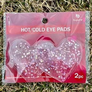 super cute heart shaped under eye pads cooling eye pads